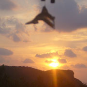 夕陽・・・